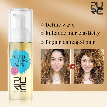 PURC spot wholesale curling agent elastic agent gel cream curly hair moisturizing shaping curly hair care mousse