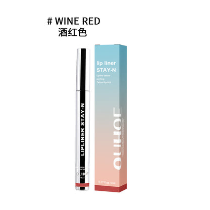 OUHOE peelable lip liner lip lines lip lines full lip color no makeup peelable lip liner tattoo