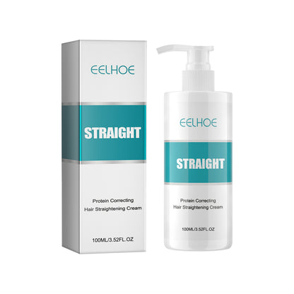 EELHOE straight hair series hair repair and smooth frizzy damaged hair straightening free soft and smooth styling hair cream