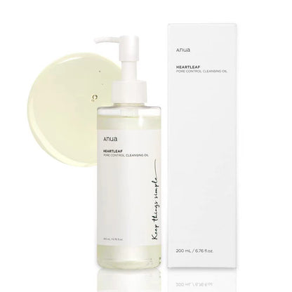 Cross-border hit Anua Heartleaf Pore Control Cleansing Oil Cleansing Water Korean Facial Cleanser 200ml