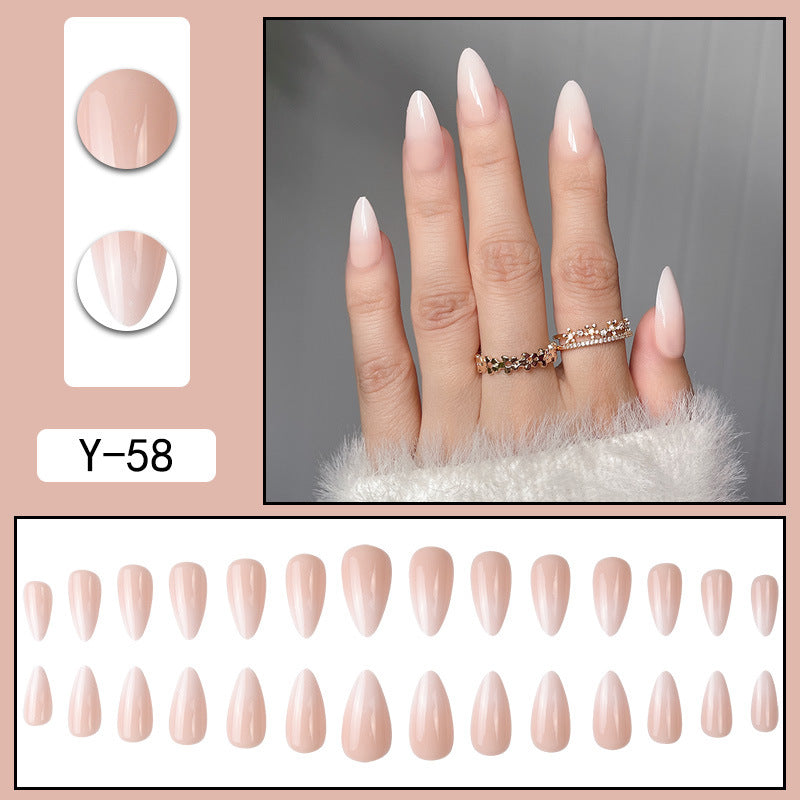 Y2 Wearable Manicure Removable Fake Nail Patch Internet Celebrity Girls Short Manicure Finished Product Cute Internet Celebrity New Style