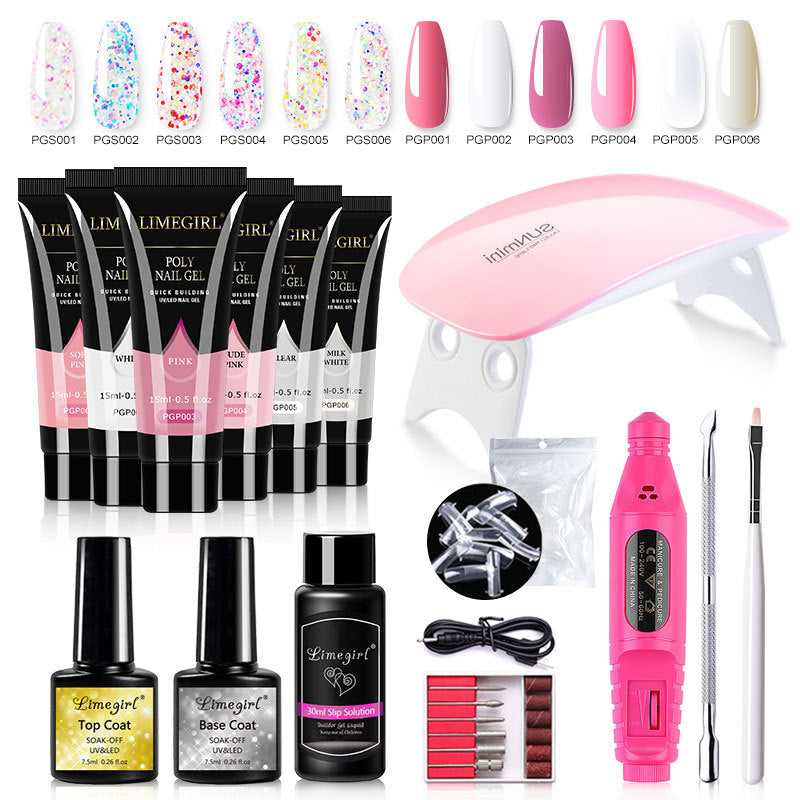 Manicure tool set USB grinder shop beginners make nail polish led phototherapy machine light one generation