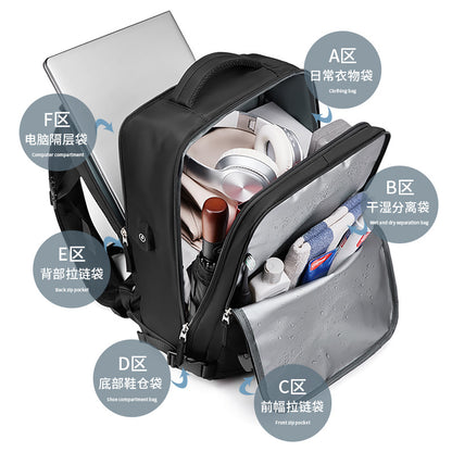 Cross-border new travel backpack large-capacity multi-functional luggage bag