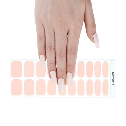 Manufacturers source light gel manicure stickers semi-cured Korean nail polish gel nail stickers half-baked manicure stickers half-baked