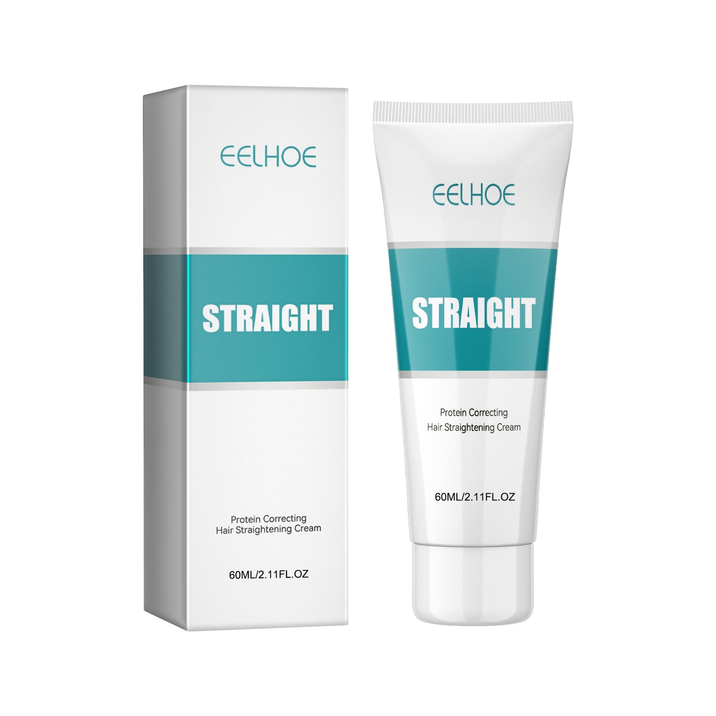 EELHOE straight hair series hair repair and smooth frizzy damaged hair straightening free soft and smooth styling hair cream