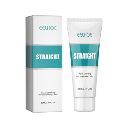 EELHOE straight hair series hair repair and smooth frizzy damaged hair straightening free soft and smooth styling hair cream