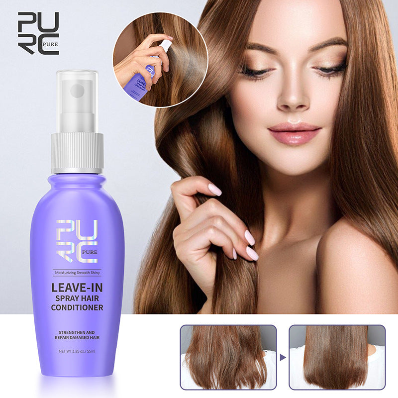 PURC steam-free wash-free hair care essential oil spray soft repair broken dry fluffy steam wash-free hair care spray