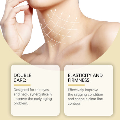 Eye and Neck Skincare Set Electric Peptide Eye Cream Lifting Neck Cream Skincare Nourishing Moisturizing Massage Treatment