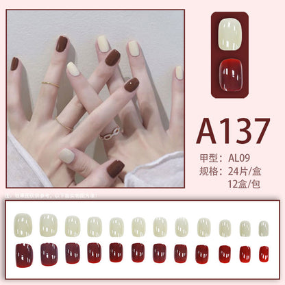 Nail art, fake nails, nail stickers, nail patches, wearable nails, removable nail patches, finished nail new style