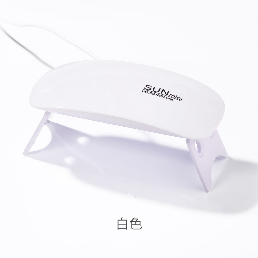 Nail art mouse light mini phototherapy machine nail polish glue dryer LED portable baking light therapy lamp wholesale