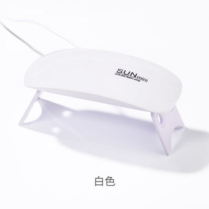 Nail art mouse light mini phototherapy machine nail polish glue dryer LED portable baking light therapy lamp wholesale