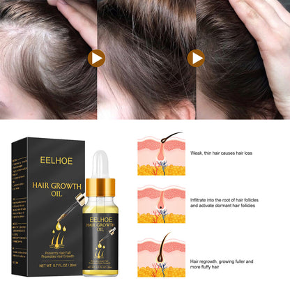 EELHOE Dense Hair Essence Strong and Strong Hair Care Essential Oil Soft and Moisturizing Hair Thick Hair Nutrient Liquid