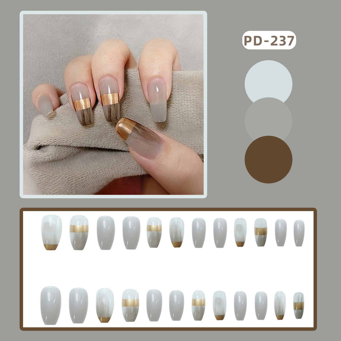 PD201-240 (with 5 tools) fake nail