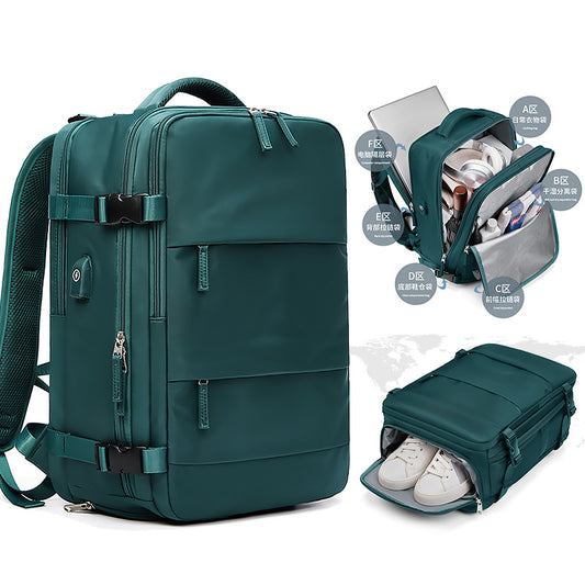 Cross-border new travel backpack large-capacity multi-functional luggage bag