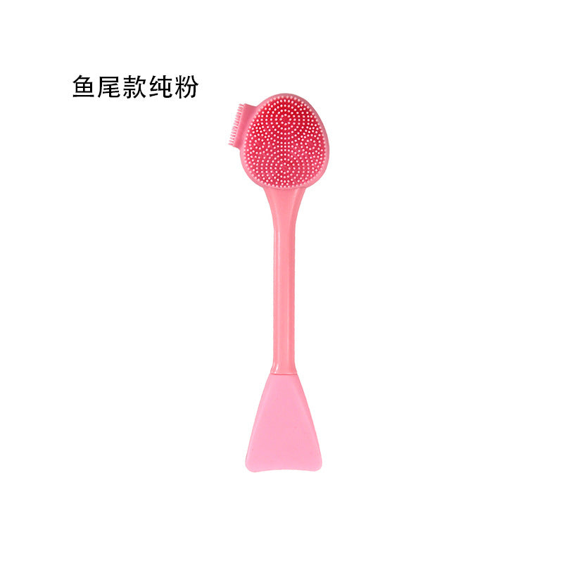 Double-sided Silicone Skin Care Brush Facial Cleanser Facial Massage Washing Product Skin Care Brush Tool Makeup Accessories