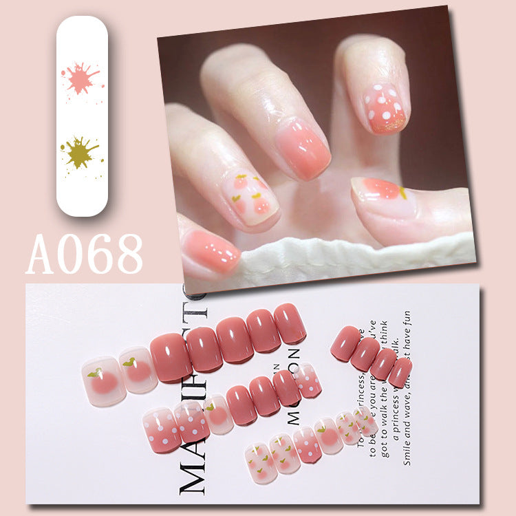 Internet celebrity new fake nails wearable nails finished nail patches nail art patches removable nail patches nail art accessories