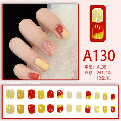 Nail art, fake nails, nail stickers, nail patches, wearable nails, removable nail patches, finished nail new style