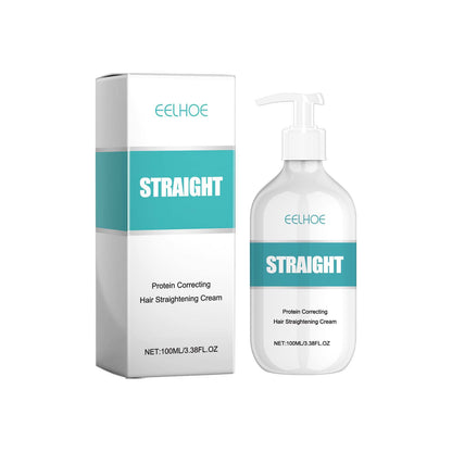 EELHOE straight hair series hair repair and smooth frizzy damaged hair straightening free soft and smooth styling hair cream