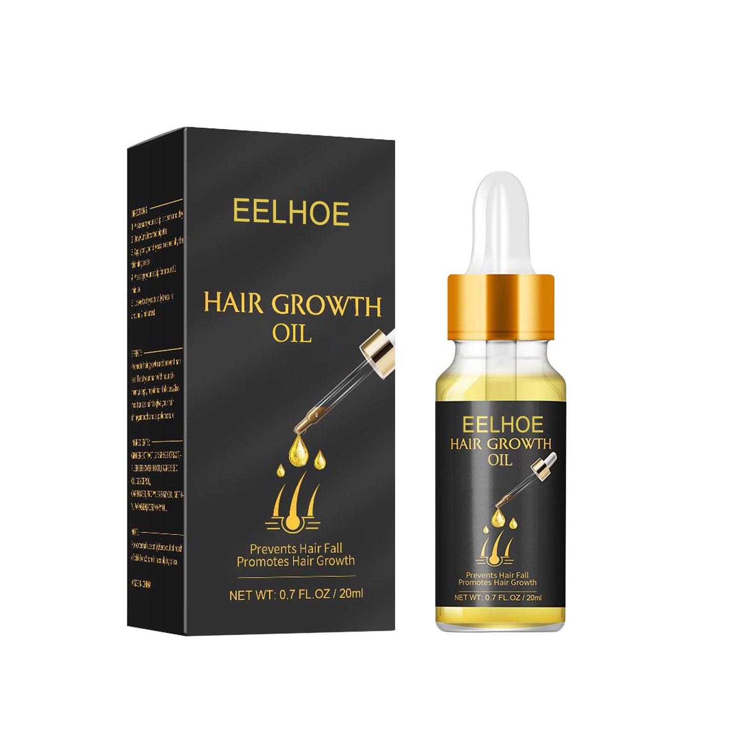 EELHOE Dense Hair Essence Strong and Strong Hair Care Essential Oil Soft and Moisturizing Hair Thick Hair Nutrient Liquid