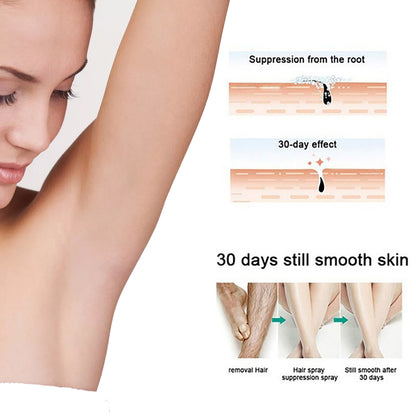 EELHOE Hair Removal Spray Gentle Underarm Hair Removal Spray Refreshing Non-irritating Delicate and Smooth Hair Removal Spray