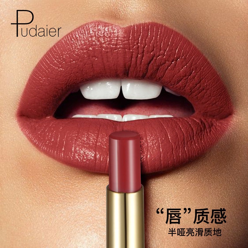 Hot Selling Pudaier Double Lipstick Lip Liner Matte Lip Glaze 16 Colors Lipstick Genuine Makeup Spot