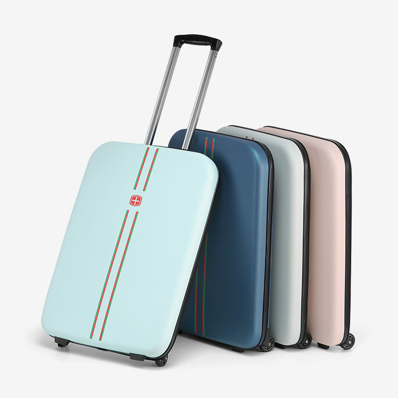 2022 new folding trolley case 20 inch 24 inch suitcase business travel travel business lightweight foldable suitcase