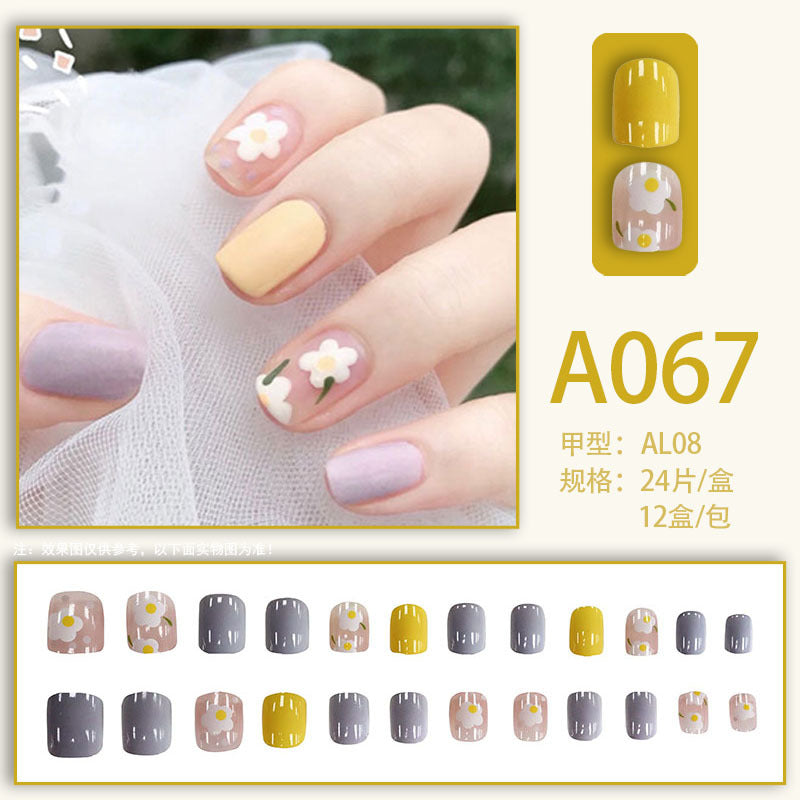 Internet celebrity new fake nails wearable nails finished nail patches nail art patches removable nail patches nail art accessories