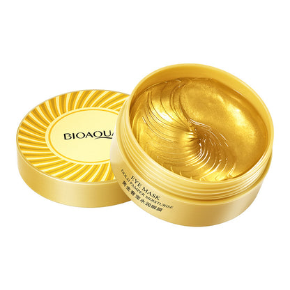 Image beauty gold eye mask patch to fade dark circles and eye lines, seaweed green eye mask, hydrating and moisturizing eye patch skin care products