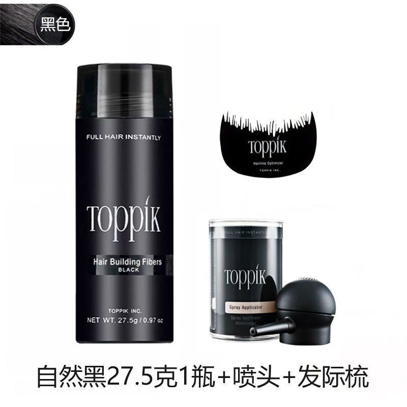 toppik American top-rich hair-increasing dense hair artifact wig replacement male and female thick hair line protein fiber powder