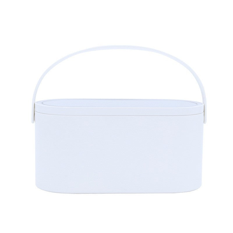 LED light storage box multifunctional vanity mirror beauty supplement light beauty makeup mirror European style ins style portable wholesale