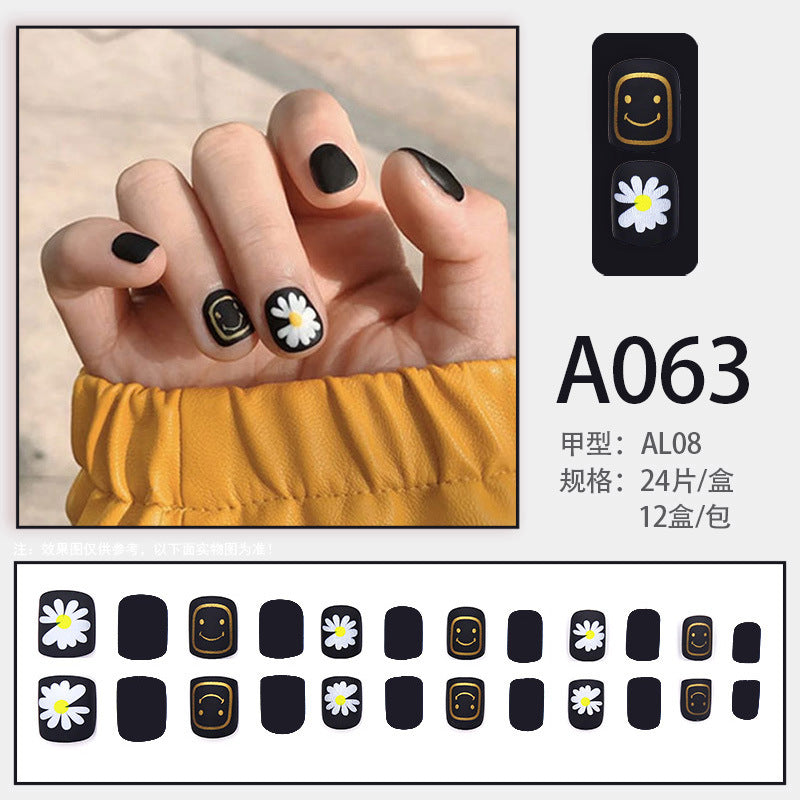 Internet celebrity new fake nails wearable nails finished nail patches nail art patches removable nail patches nail art accessories