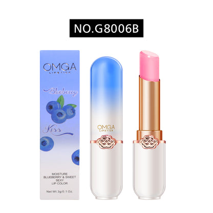 OMGA color-changing lipstick jelly lipstick moisturizing waterproof lasting moisturizing cosmetics temperature-changing lipstick makeup wholesale