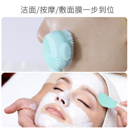 Double-sided Silicone Skin Care Brush Facial Cleanser Facial Massage Washing Product Skin Care Brush Tool Makeup Accessories