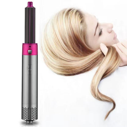 Cross-border exclusively for Amazon's five-in-one hot-air comb and curly hair comb, automatic hair absorption styling comb, straight hair and curly hair hair comb