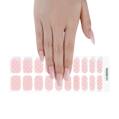 Manufacturers source light gel manicure stickers semi-cured Korean nail polish gel nail stickers half-baked manicure stickers half-baked