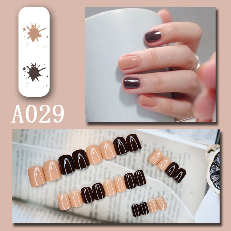 Wearable manicure pieces, removable fake nail patches, Internet celebrity manicure tools, nail art finished products, cute Internet celebrity new style