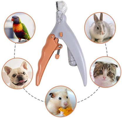 Peti Nail clipper Pet LED Lighted Nail Scissors Cat Dog Cleaning Scissors Grooming Glow Nail Clippers