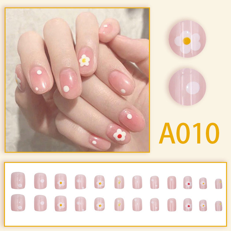 Wearable manicure pieces, removable fake nail patches, Internet celebrity manicure tools, nail art finished products, cute Internet celebrity new style