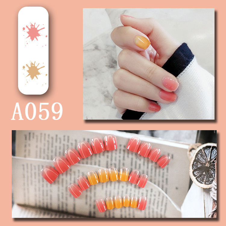 Internet celebrity new fake nails wearable nails finished nail patches nail art patches removable nail patches nail art accessories