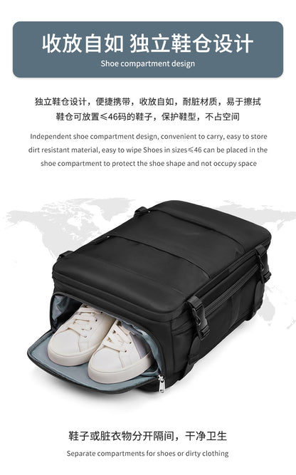 Cross-border new travel backpack large-capacity multi-functional luggage bag