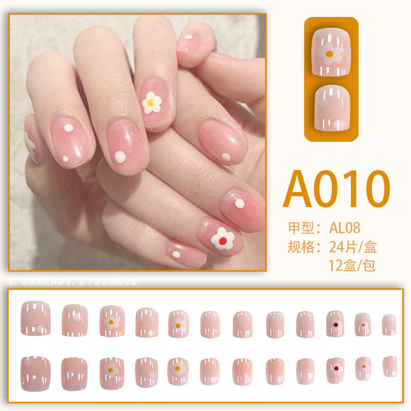 Wearable manicure pieces, removable fake nail patches, Internet celebrity manicure tools, nail art finished products, cute Internet celebrity new style