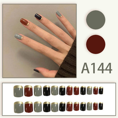 Nail art, fake nails, nail stickers, nail patches, wearable nails, removable nail patches, finished nail new style