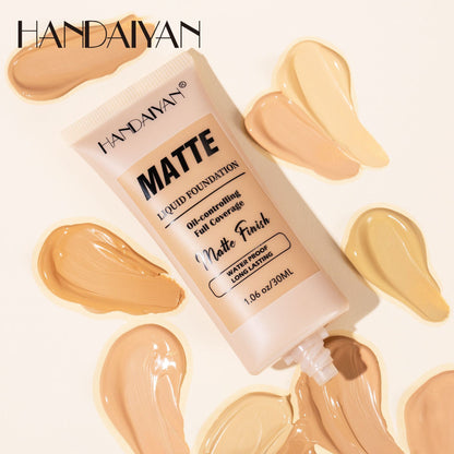 Handaiyan foreign trade women's concealer liquid foundation lasting no makeup invisible pores moisturizing European and American style foundation