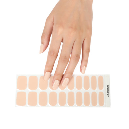 Manufacturers source light gel manicure stickers semi-cured Korean nail polish gel nail stickers half-baked manicure stickers half-baked