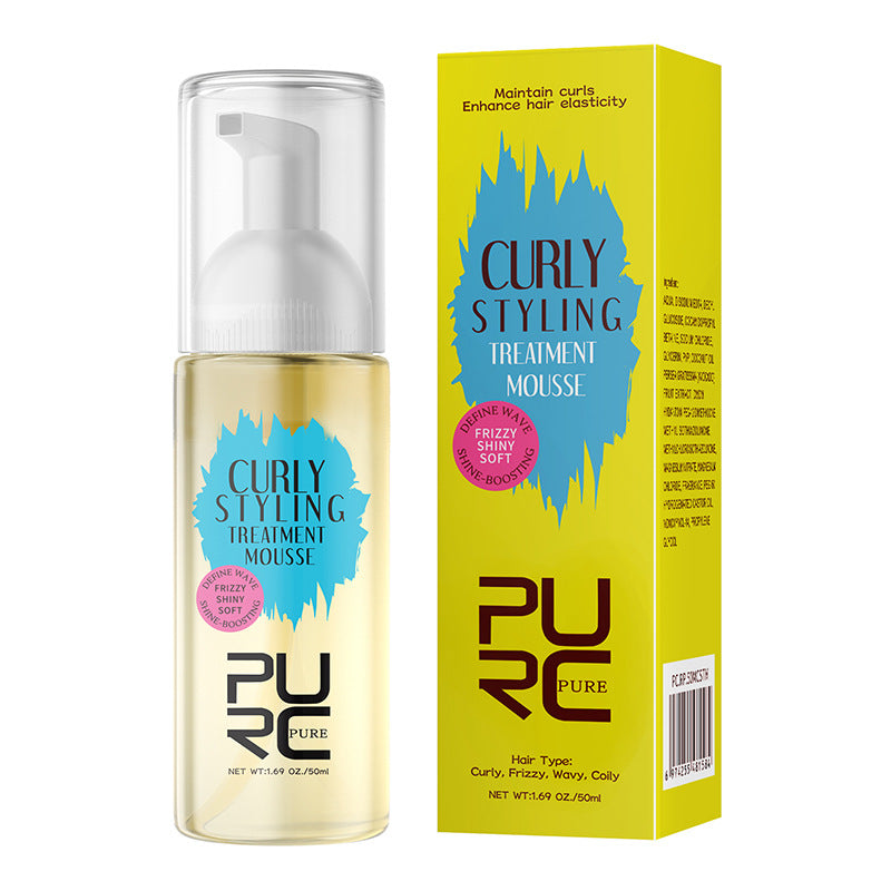 PURC spot wholesale curling agent elastic agent gel cream curly hair moisturizing shaping curly hair care mousse