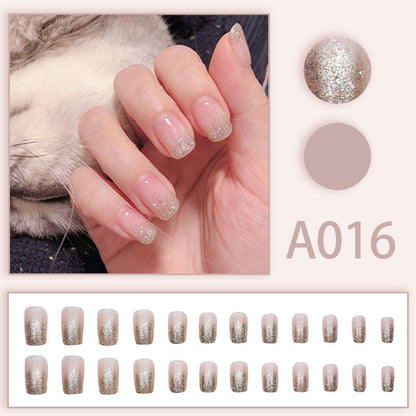 Wearable manicure pieces, removable fake nail patches, Internet celebrity manicure tools, nail art finished products, cute Internet celebrity new style