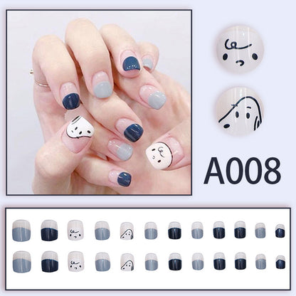 Wearable manicure pieces, removable fake nail patches, Internet celebrity manicure tools, nail art finished products, cute Internet celebrity new style