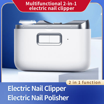 Cross-border fully automatic multi-functional nail grinder electric nail clippers two-in-one polishing nail clippers nail polisher