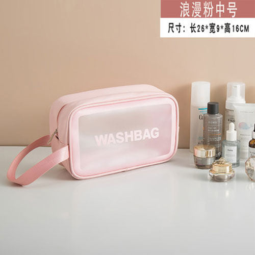 Washing bag dry and wet separation women's double-layer portable men's travel waterproof swimming fitness bathing makeup storage bag