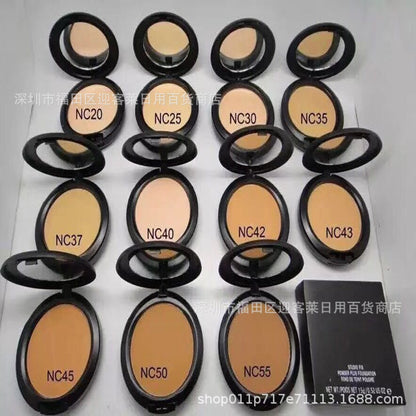 Hot makeup wholesale MC classic black Yuanhe powder original 15g mc concealer liquid foundation single powder 11 colors